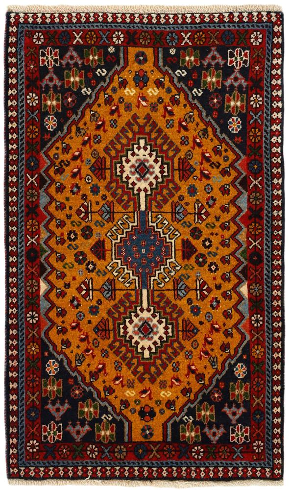  ペルシャ絨毯 ヤラメー 104x60 104x60,  ペルシャ絨毯 手織り