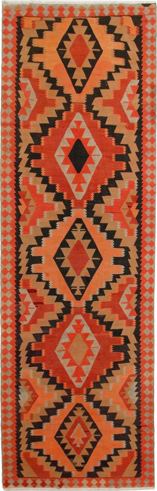 Perzisch tapijt Kilim Fars Azerbeidzjan Antiek 421x129 421x129, Perzisch tapijt Handgeweven