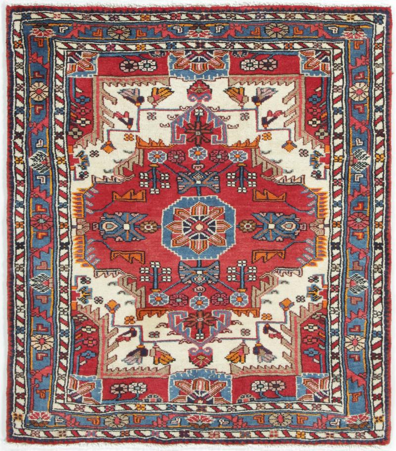 Tapis persan Tuyserkan 116x91 116x91, Tapis persan Noué à la main