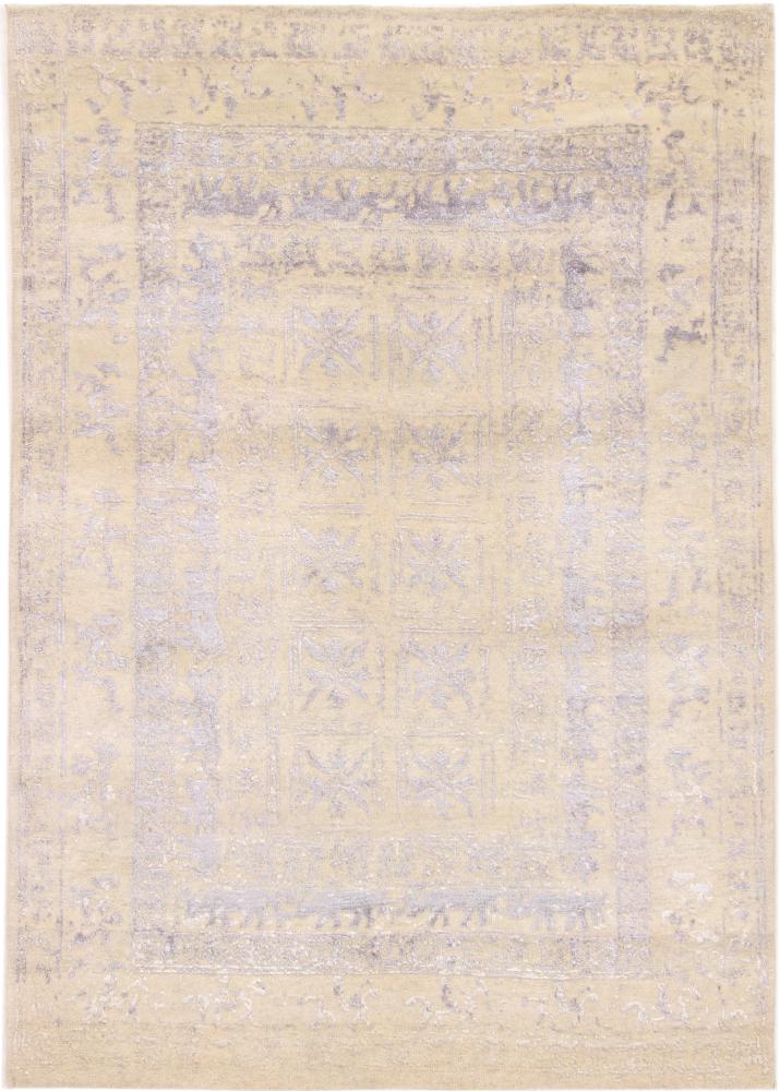 Indisk tæppe Sadraa 181x128 181x128, Persisk tæppe Knyttet i hånden