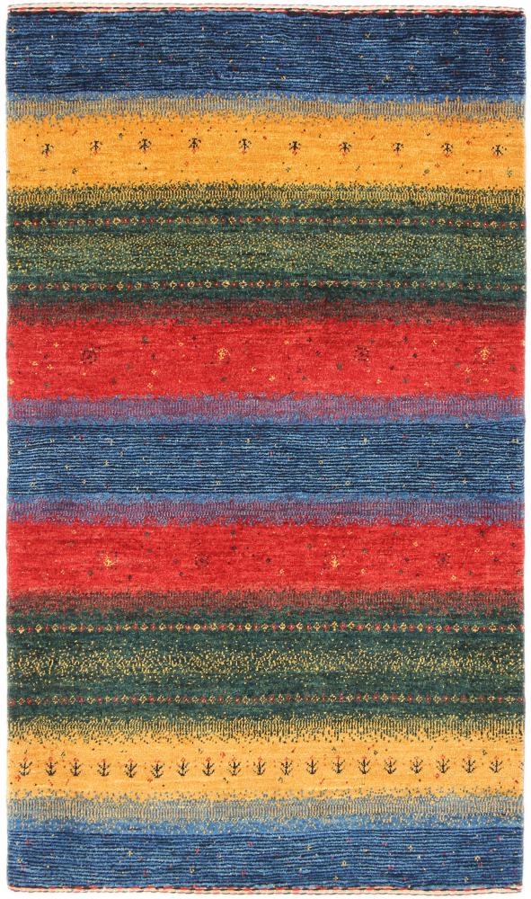 Tapis persan Persan Gabbeh Loribaft Atash 139x82 139x82, Tapis persan Noué à la main