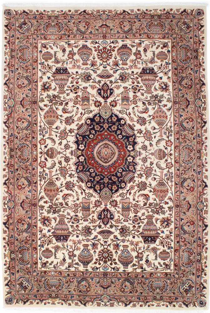 Persian Rug Kaschmar 9'6"x6'7" 9'6"x6'7", Persian Rug Knotted by hand