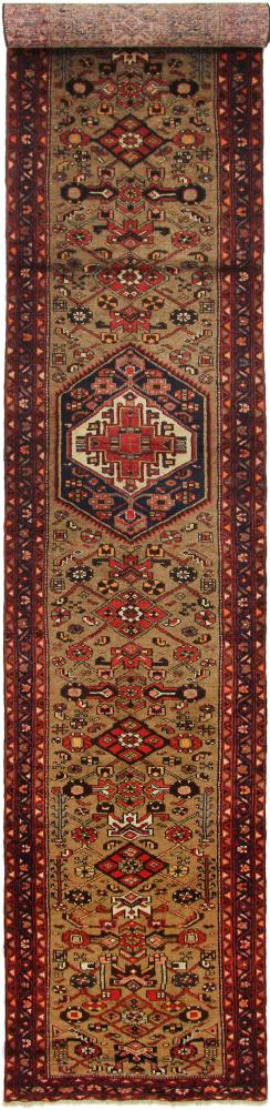 Persian Rug Hamadan 17'1"x3'1" 17'1"x3'1", Persian Rug Knotted by hand