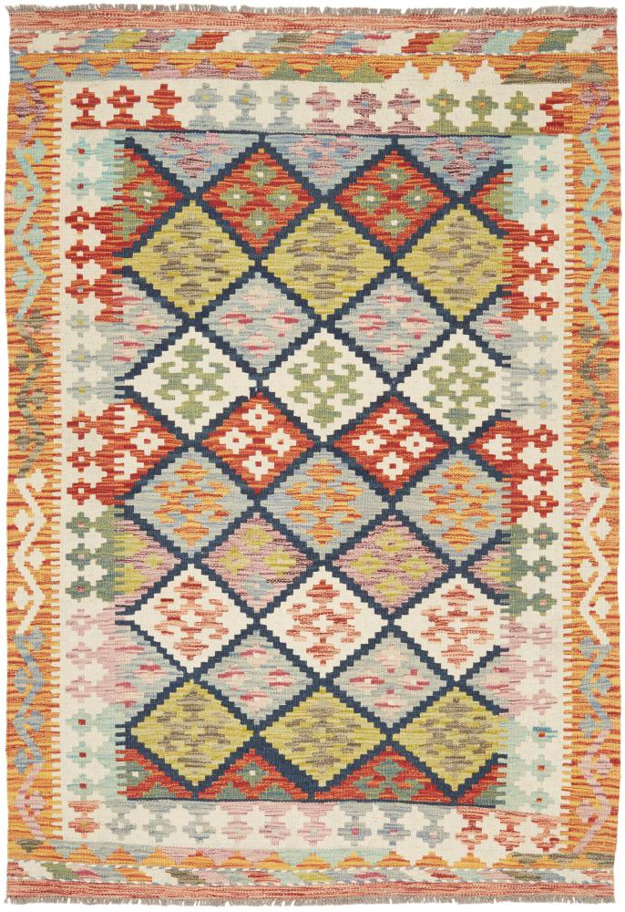 Afghansk tæppe Kelim Afghan 183x124 183x124, Persisk tæppe Håndvævet