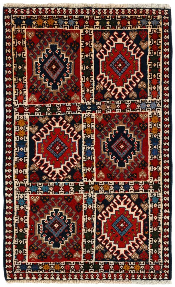 Persialainen matto Yalameh 104x61 104x61, Persialainen matto Solmittu käsin