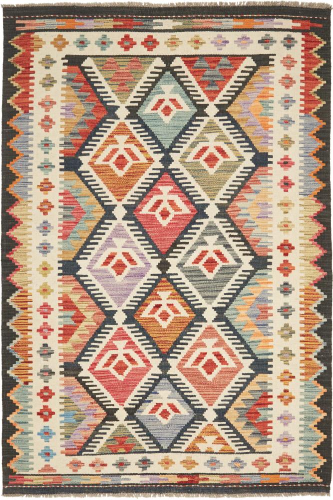 Tappeto Afgano Kilim Afghan 190x124 190x124, Tappeto persiano Tessuto a mano