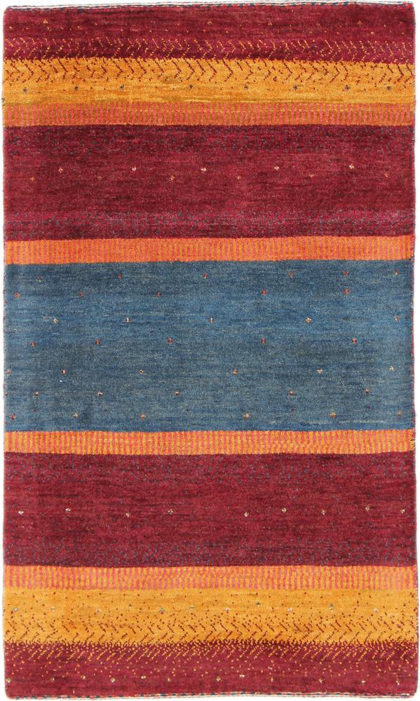 Tapis persan Persan Gabbeh Loribaft Atash 139x81 139x81, Tapis persan Noué à la main