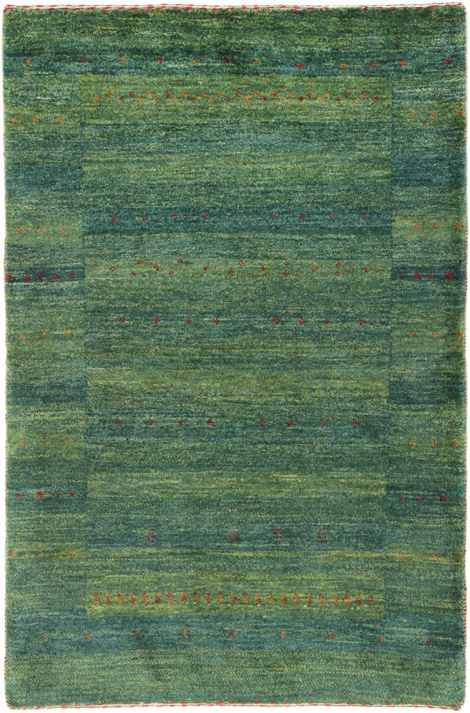 Tapis persan Persan Gabbeh Loribaft Atash 125x83 125x83, Tapis persan Noué à la main