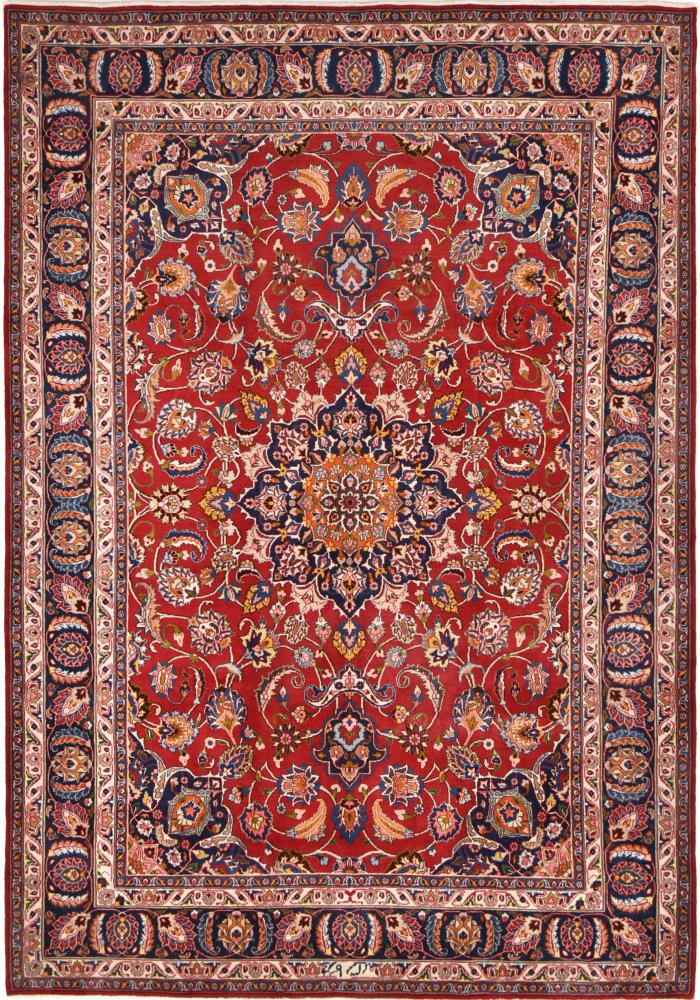 Tapis persan Mashhad 354x244 354x244, Tapis persan Noué à la main