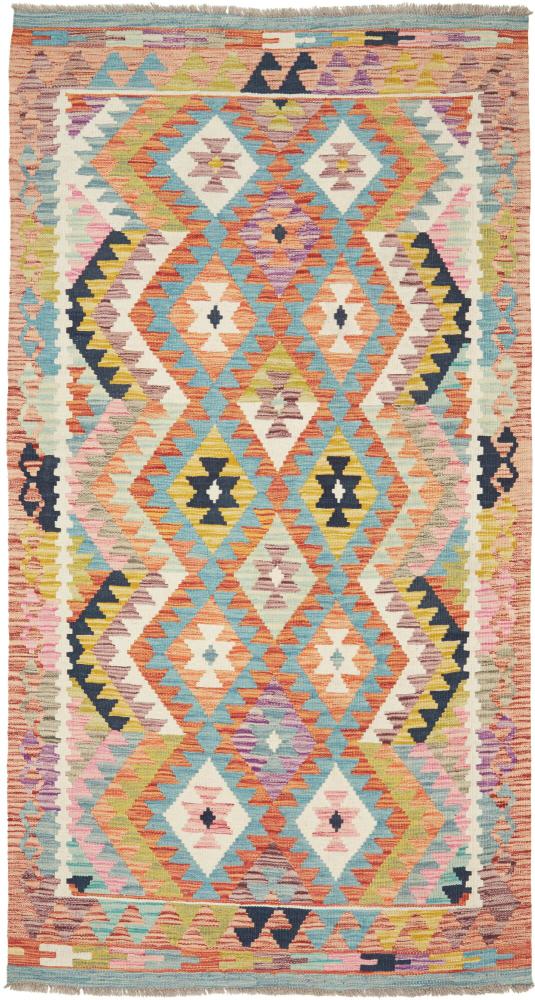 Afghanischer Teppich Kelim Afghan 193x107 193x107, Perserteppich Handgewebt
