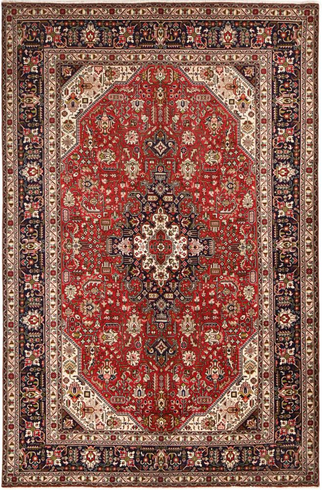 Persian Rug Tabriz 9'11"x6'6" 9'11"x6'6", Persian Rug Knotted by hand