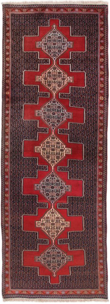  ペルシャ絨毯 Sanandaj 9'9"x3'5" 9'9"x3'5",  ペルシャ絨毯 手織り