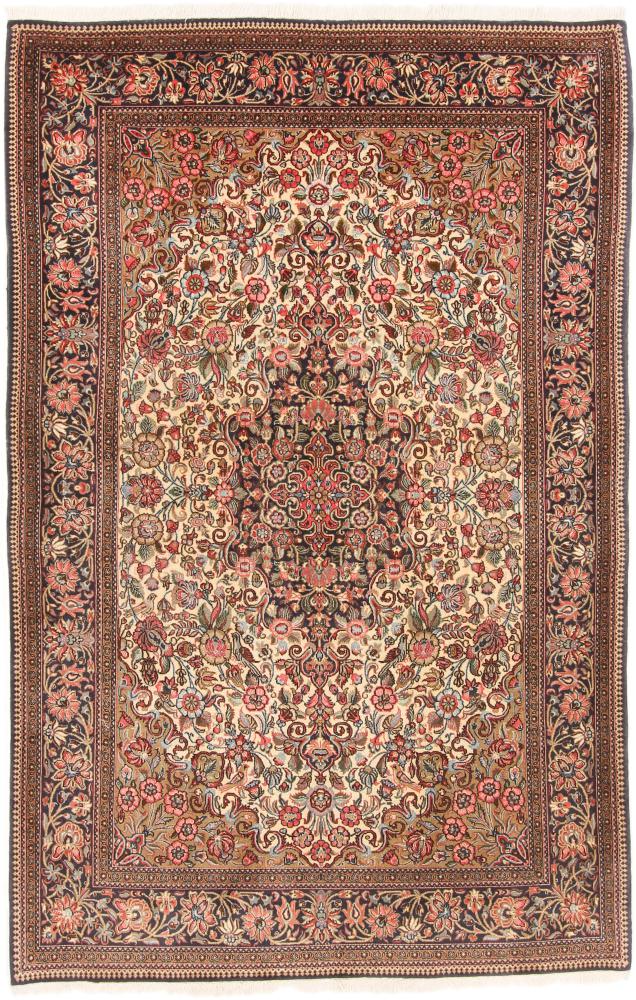Perzisch tapijt Qum Kork 213x138 213x138, Perzisch tapijt Handgeknoopte
