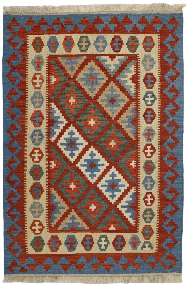 Persian Rug Kilim Fars 5'9"x3'11" 5'9"x3'11", Persian Rug Woven by hand