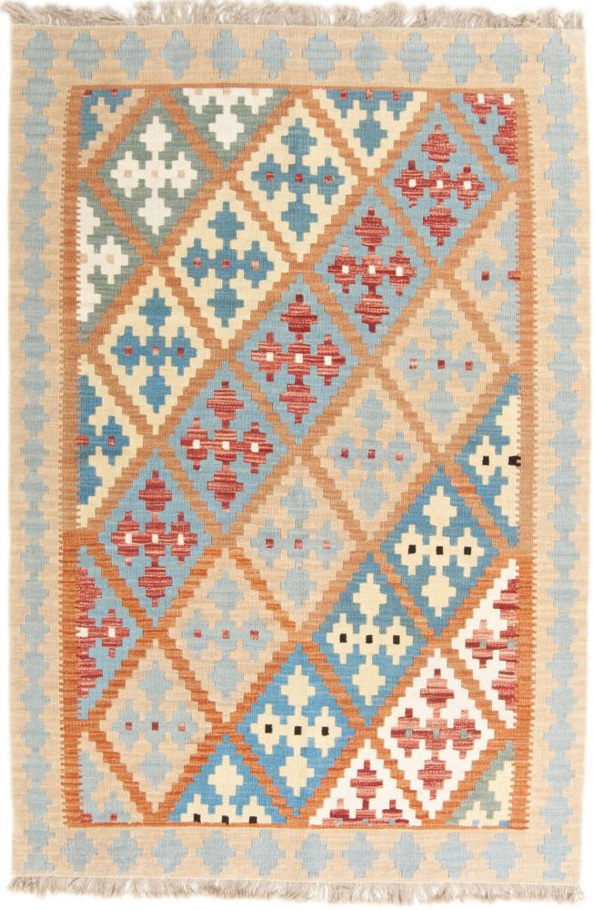 Persian Rug Kilim Fars 6'0"x4'1" 6'0"x4'1", Persian Rug Woven by hand