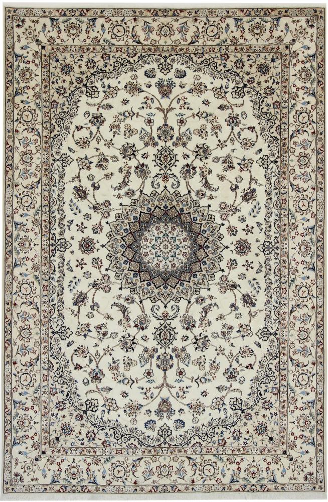 Tapis persan Naïn 9La 306x200 306x200, Tapis persan Noué à la main