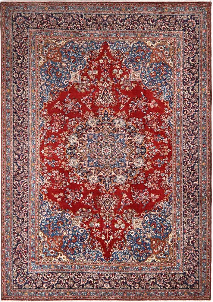 Tapis persan Mashhad Sabzewar 11'3"x8'0" 11'3"x8'0", Tapis persan Noué à la main