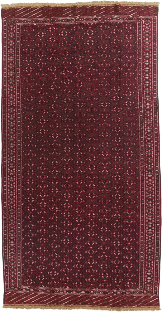 Alfombra persa Kilim Fars 406x212 406x212, Alfombra persa Tejido a mano