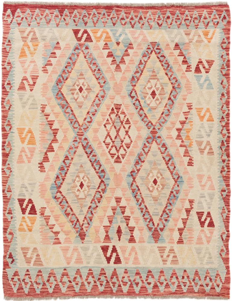 Afghan rug Kilim Afghan 5'8"x4'5" 5'8"x4'5", Persian Rug Woven by hand