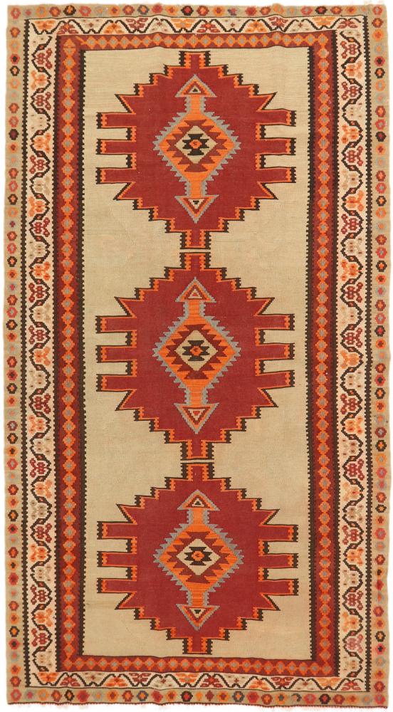  ペルシャ絨毯 キリム Fars Azerbaijan アンティーク 308x170 308x170,  ペルシャ絨毯 手織り