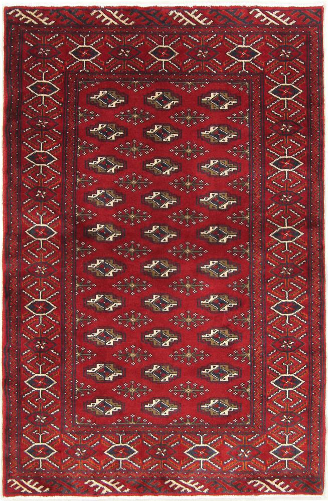 Persisk matta Turkaman 146x95 146x95, Persisk matta Knuten för hand