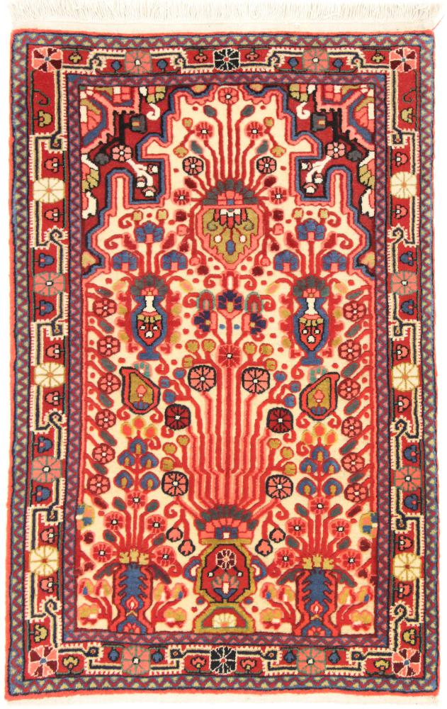 Tapis persan Jozan 102x59 102x59, Tapis persan Noué à la main