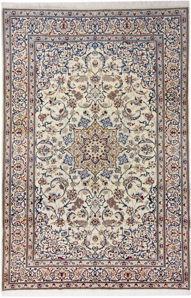 Persian Rug Nain 9La 10'2"x6'9" 10'2"x6'9", Persian Rug Knotted by hand