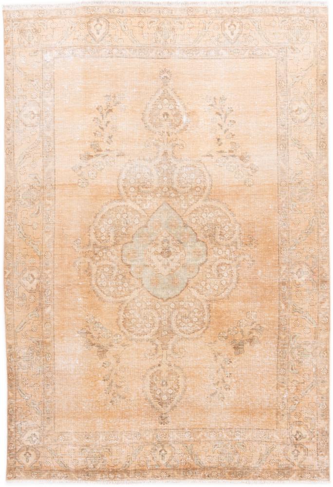 Persian Rug Vintage 270x193 270x193, Persian Rug Knotted by hand