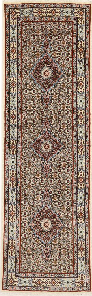 Persian Rug Moud 7'11"x2'6" 7'11"x2'6", Persian Rug Knotted by hand