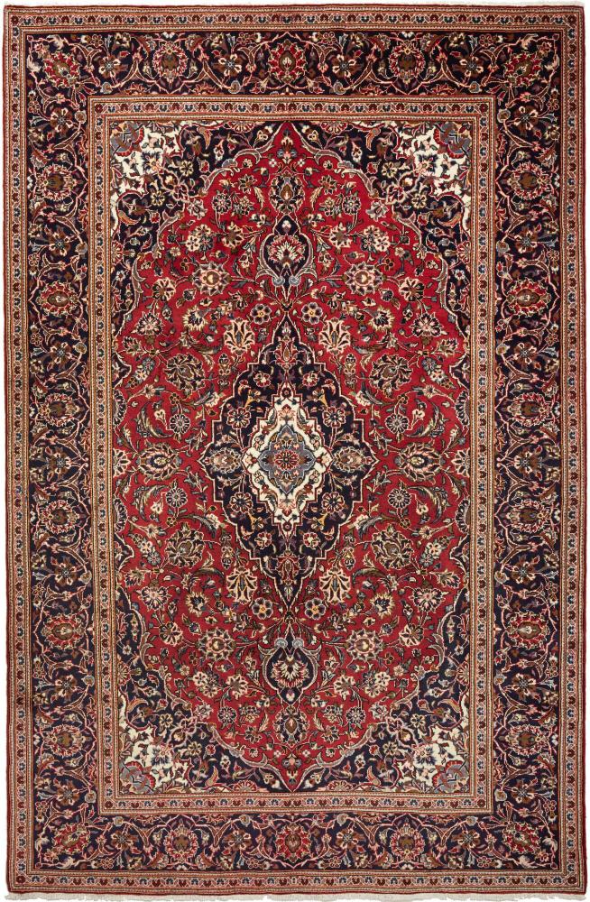 Persian Rug Keshan 9'11"x6'5" 9'11"x6'5", Persian Rug Knotted by hand