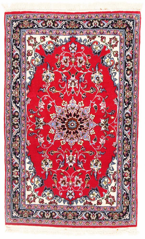Persian Rug Isfahan Silk Warp 105x65 105x65, Persian Rug Knotted by hand