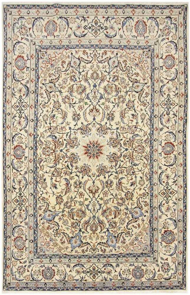 Tapis persan Naïn 9La 314x201 314x201, Tapis persan Noué à la main