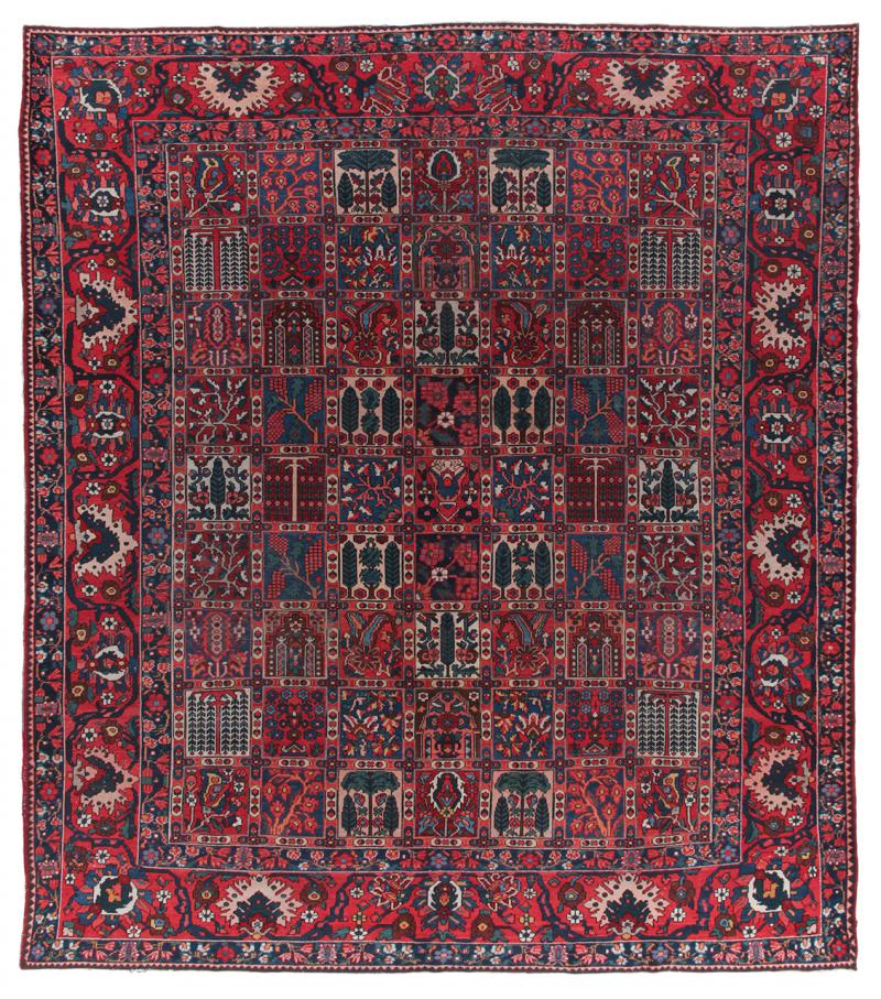 Persian Rug Bakhtiari Antique 430x277 430x277, Persian Rug Knotted by hand
