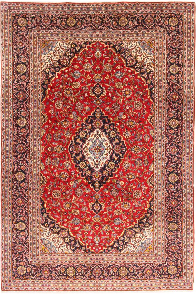 Persian Rug Keshan 9'11"x6'8" 9'11"x6'8", Persian Rug Knotted by hand