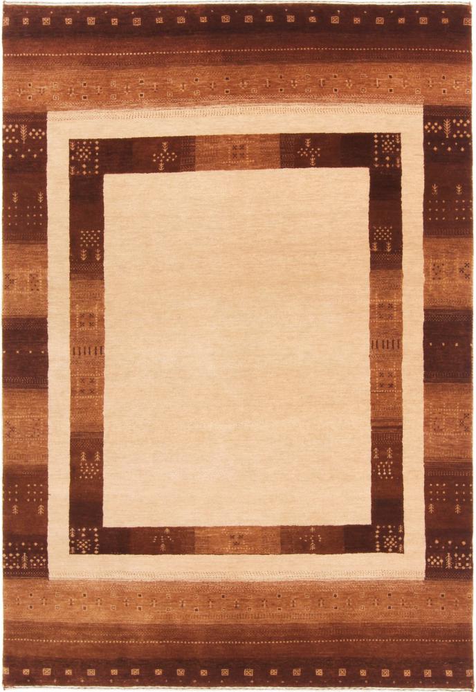Indo rug Gabbeh Loribaft 210x143 210x143, Persian Rug Knotted by hand