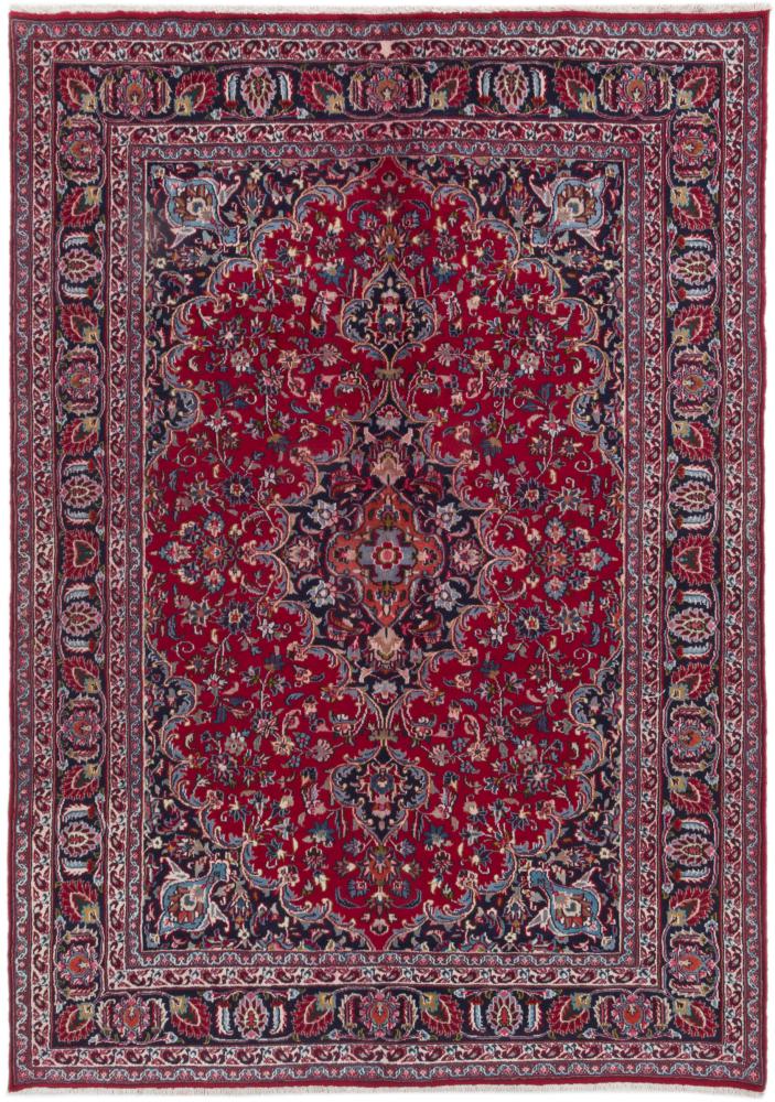 Persian Rug Mashhad 9'4"x6'7" 9'4"x6'7", Persian Rug Knotted by hand