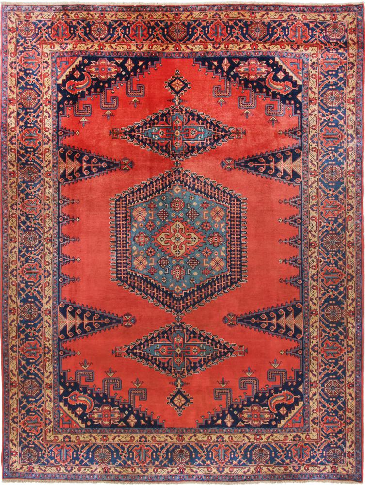 Persian Rug Wiss 12'6"x9'5" 12'6"x9'5", Persian Rug Knotted by hand