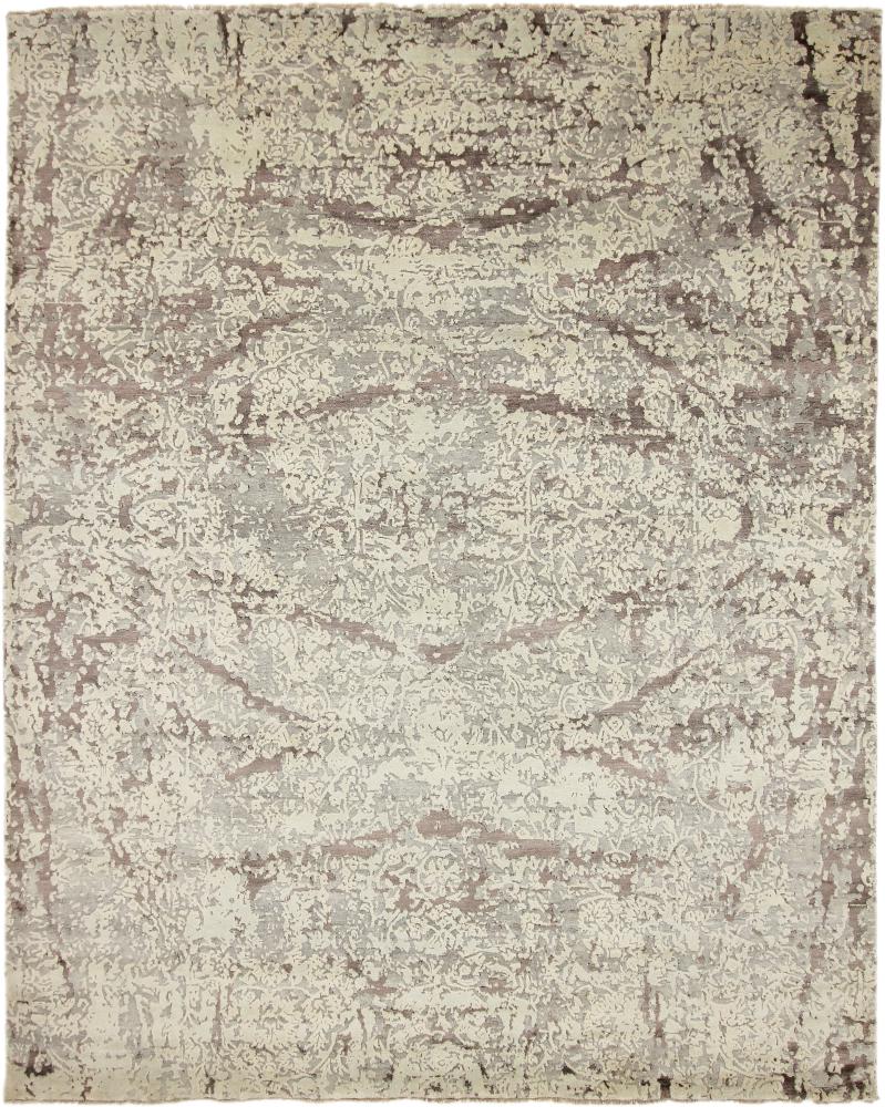 Indo rug Sadraa 10'0"x7'10" 10'0"x7'10", Persian Rug Knotted by hand