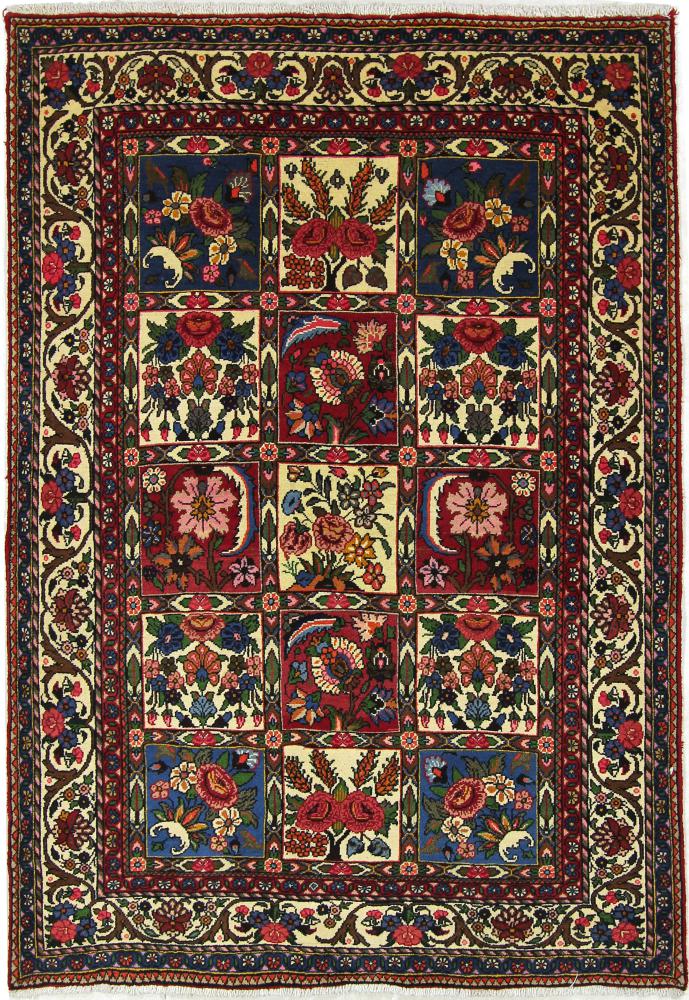 Persian Rug Bakhtiari 197x136 197x136, Persian Rug Knotted by hand