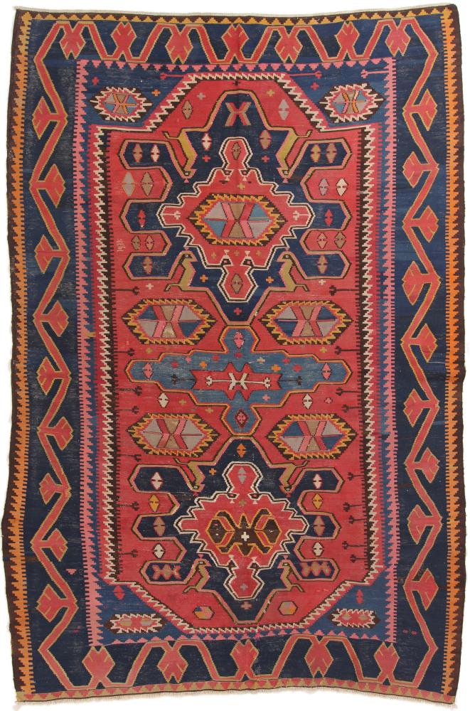 Tappeto persiano Kilim Fars 284x187 284x187, Tappeto persiano Tessuto a mano