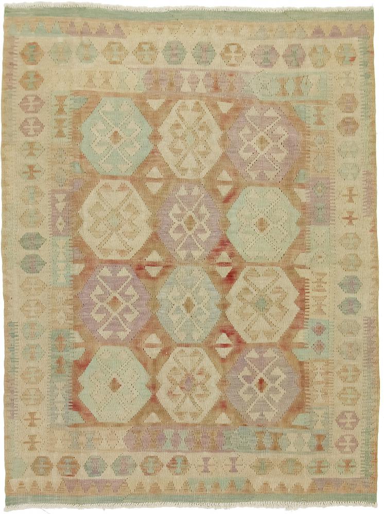 Tapete afegão Kilim Afegão Heritage 6'4"x4'9" 6'4"x4'9", Tapete persa Tecido à mão