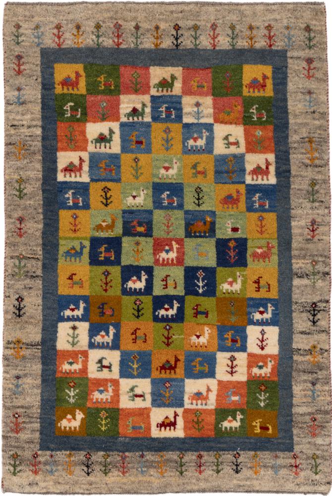 Perzisch tapijt Perzisch Gabbeh 4'0"x2'8" 4'0"x2'8", Perzisch tapijt Handgeknoopte