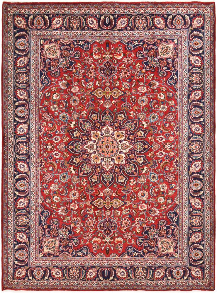 Persian Rug Mashhad 10'8"x7'11" 10'8"x7'11", Persian Rug Knotted by hand