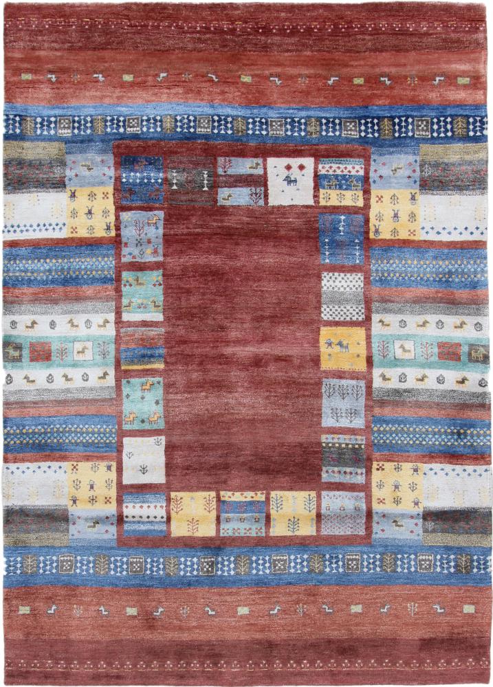 Tapis indien Gabbeh Loribaft 245x175 245x175, Tapis persan Noué à la main