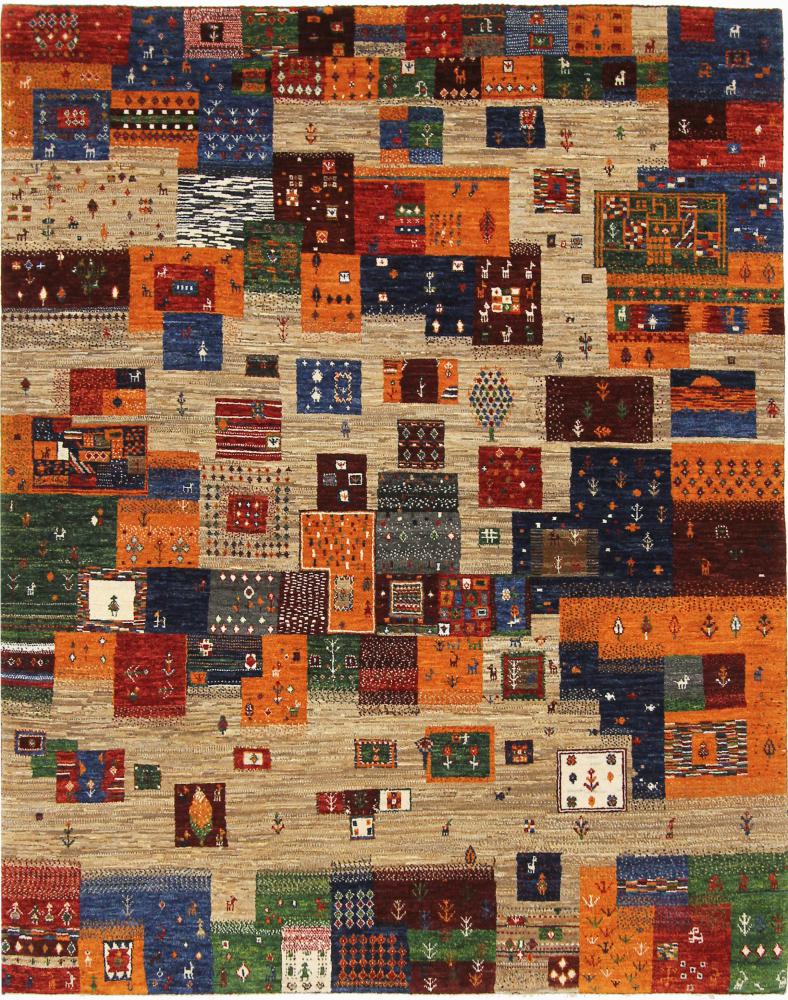 Perzisch tapijt Perzisch Gabbeh Loribaft Nowbaft 191x151 191x151, Perzisch tapijt Handgeknoopte