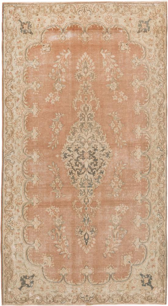 Persialainen matto Vintage Kerman 263x141 263x141, Persialainen matto Solmittu käsin