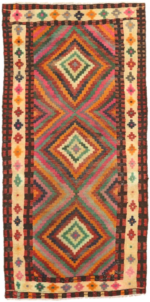 Perzisch tapijt Kilim Fars Azerbeidzjan Antiek 298x144 298x144, Perzisch tapijt Handgeweven