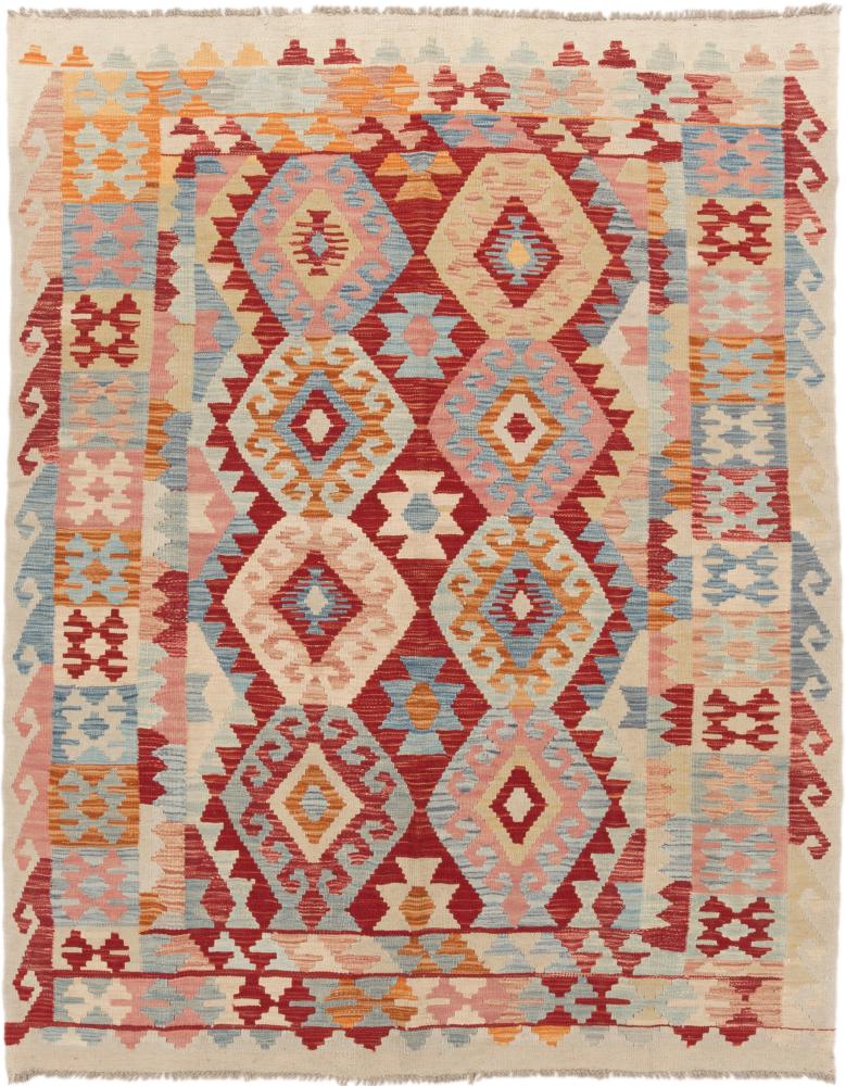 Afghanischer Teppich Kelim Afghan 197x159 197x159, Perserteppich Handgewebt