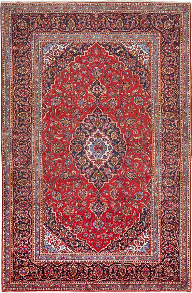 Persian Rug Keshan 9'10"x6'5" 9'10"x6'5", Persian Rug Knotted by hand