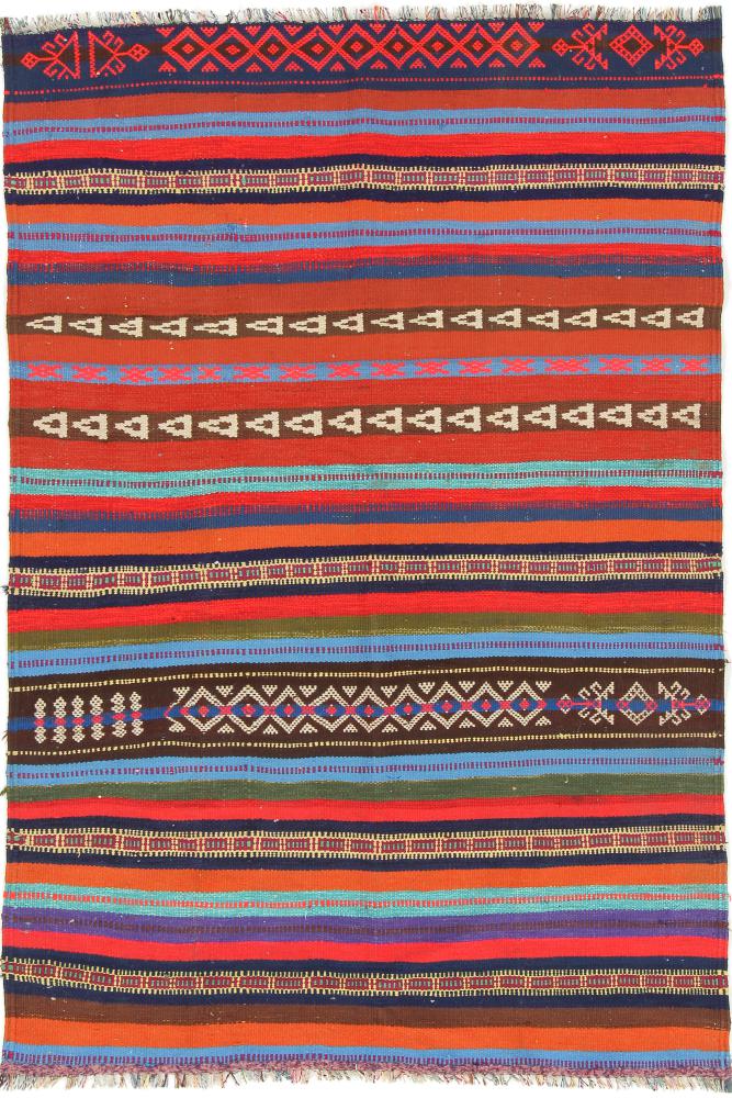 Dywan afgański Kilim Afghan Antyczny 155x107 155x107, Dywan perski Ręcznie tkane